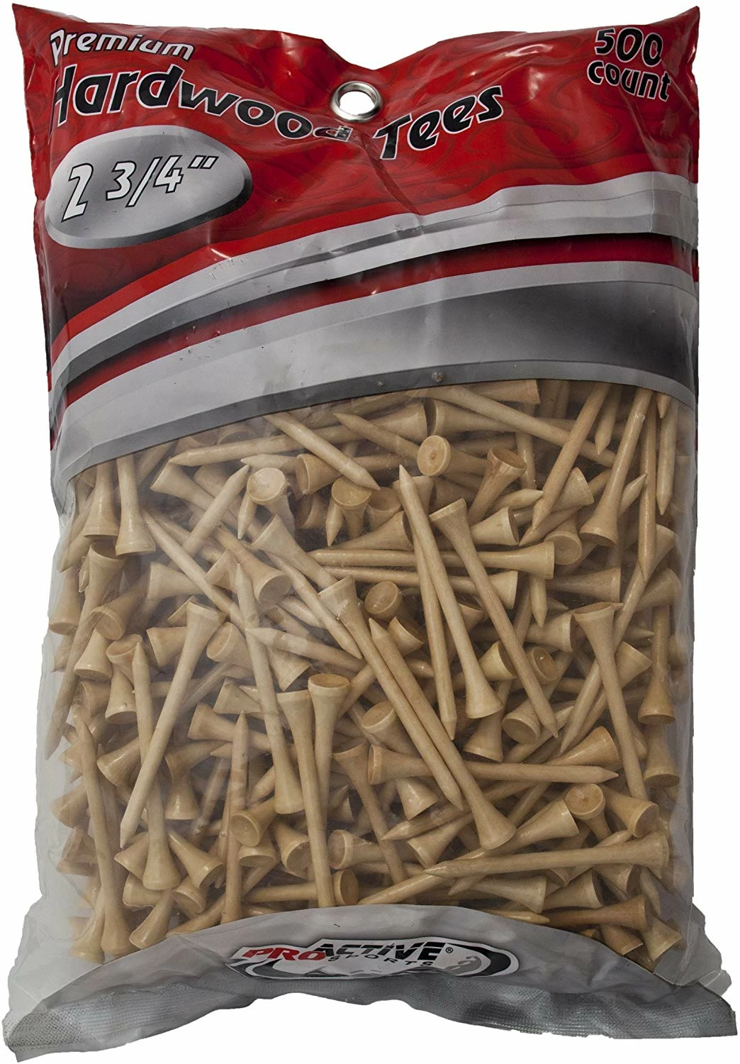 CaddiesShack ProActive Premium Sports Hardwood Golf Tees 2.75" 500 Count 2 CaddiesShack ProActive Premium Sports Hardwood Golf Tees 2.75" 500 Count - Image 2