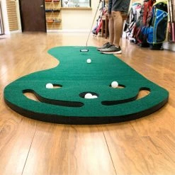 Hireko Intech Golf 3 Hole Portable Golf Putting Mat -GolfMate Shop 3HolePortablePuttingMat9