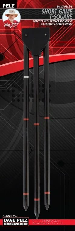 J&M Dave Pelz - Golf Short Game T-Square Swing Trainer