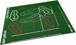 J&M Dave Pelz's Short Game Position Mat - Perfect Your Wedge Game!