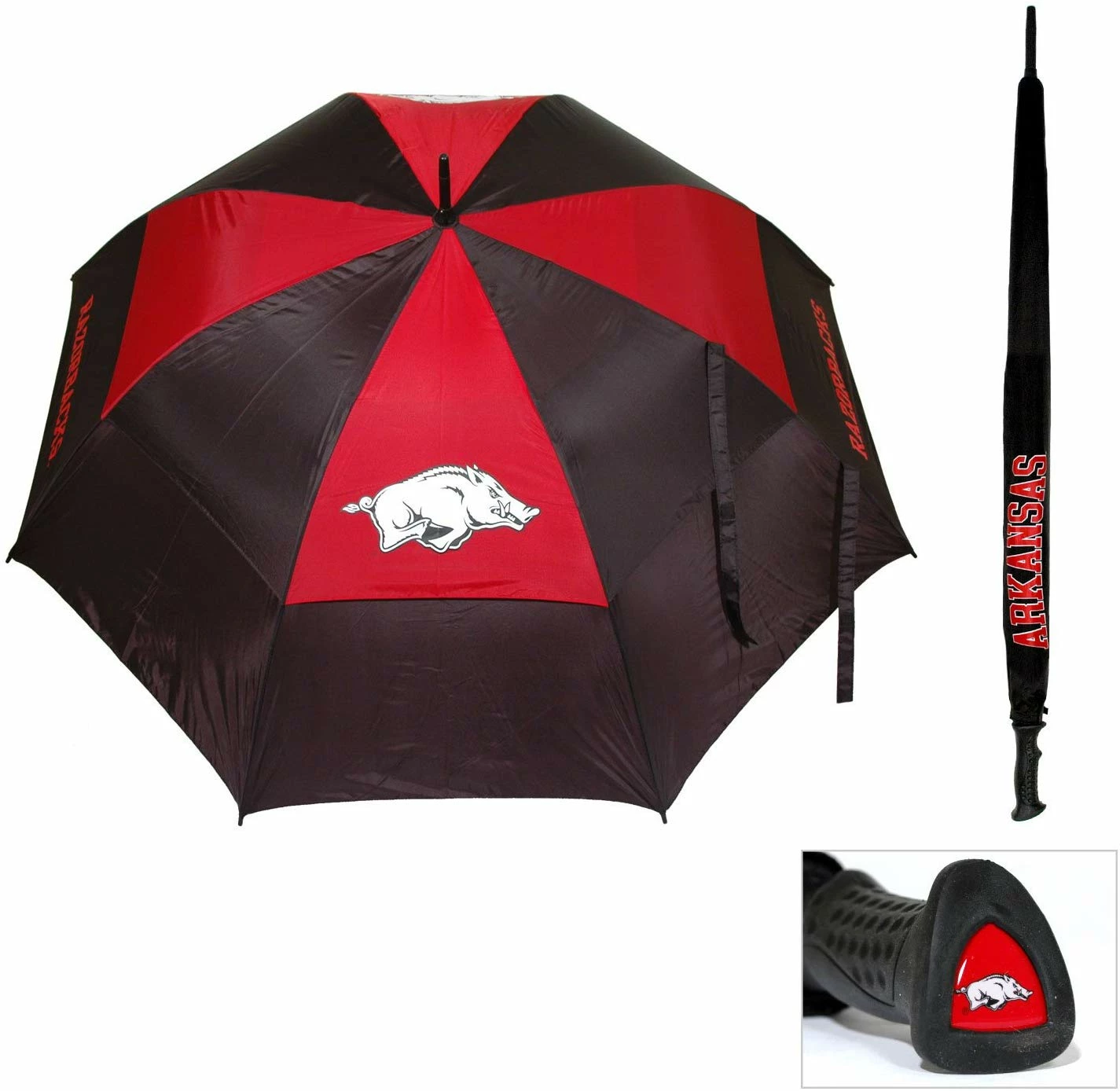 CaddiesShack Team Golf NCAA Umbrella Arkansas 1 CaddiesShack Team Golf NCAA Umbrella Arkansas