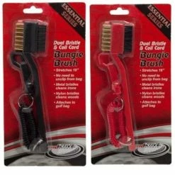 Proactive Club Brush Dual Bristle & Coil Cord Bungie Brush