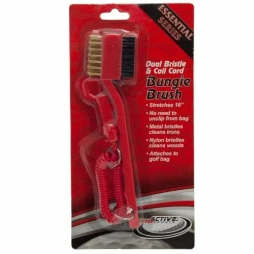 Proactive Club Brush Dual Bristle & Coil Cord Bungie Brush 2 Proactive Club Brush Dual Bristle & Coil Cord Bungie Brush - Image 2