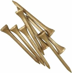 CaddiesShack Pride Sports Wood Golf Tees 2.75 X 100 Count -GolfMate Shop Classic Wood Tee 2.75 100 count Natural Wood