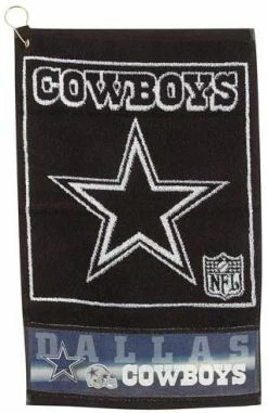 CaddiesShack Dallas Cowboys Jacquard Golf Towel McArthur Sports