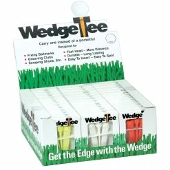 J And M Wedge Tees Golf Tee, Divot Repair & Groove Cleaner Combo