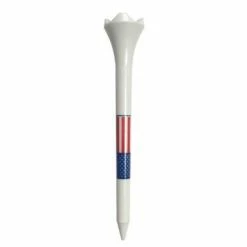 Golf Works Pride Sports Plastic Evolution USA Flag Edition Golf Tees 5 Golf Works Pride Sports Plastic Evolution USA Flag Edition Golf Tees -GolfMate Shop Evolution 2.75 USA 30 count 2