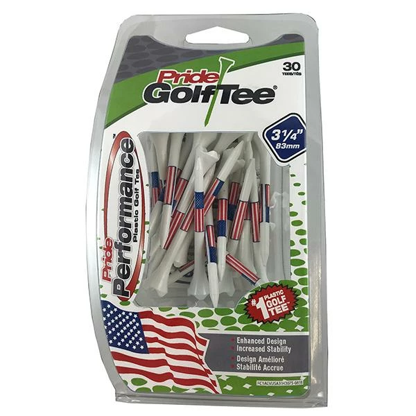 Golf Works Pride Sports Plastic Evolution USA Flag Edition Golf Tees 2 Golf Works Pride Sports Plastic Evolution USA Flag Edition Golf Tees - Image 2