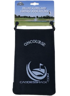 J And M Caddiesshack Golf Deluxe Scorecard Yardage Book Holder