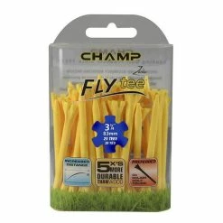 CaddiesShack Champ Fly Tees 3.25" Plastic Golf Tees -GolfMate Shop Flytee 314 25 YellowPlain 92542 600px 1800x1800 52014627 c881 4b7d b8fd 1f931895c04d