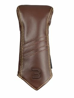 Sun Mountain Golf Leather Head Covers -GolfMate Shop G823724Brown KhakiStripe3