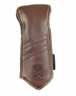 Sun Mountain Golf Leather Head Covers -GolfMate Shop G823731Brown KhakiStripeX