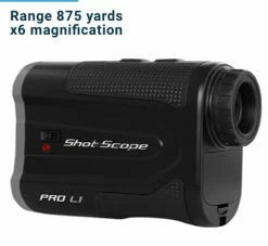 Shot Scope Golf Pro L1 Laser Rangefinder 28 Shot Scope Golf Pro L1 Laser Rangefinder -GolfMate Shop Grey 480x441 Desktop 4