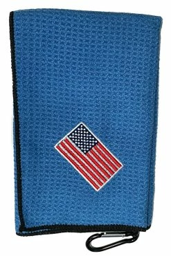 Joseph Elliott USA Embroidered Flag 18" X 18" Micro Fiber Towels 34 Joseph Elliott USA Embroidered Flag 18" X 18" Micro Fiber Towels -GolfMate Shop JE15