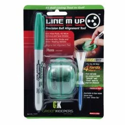 J And M Green Keepers Line M Up Golf Ball Alignment Tool W/ Bonus