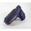 ReadyPutt Blade Mid-Mallet Putter Head Cover With Ball Cleaner - Navy Blue