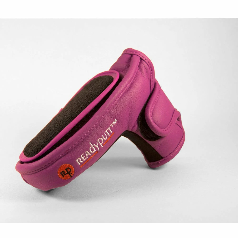 ReadyPutt Blade Mid-Mallet Putter Head Cover With Ball Cleaner - Purple 1 ReadyPutt Blade Mid-Mallet Putter Head Cover With Ball Cleaner - Purple