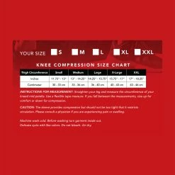 Hireko Affinity Neoprene Compression Knee Sleeve 8 Hireko Affinity Neoprene Compression Knee Sleeve -GolfMate Shop Neoprene Compression Knee Sleeve 3