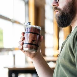 Hornung's Orca 12oz Oak Wood Grain Barrel -GolfMate Shop OakWoodGrainBarrel 3