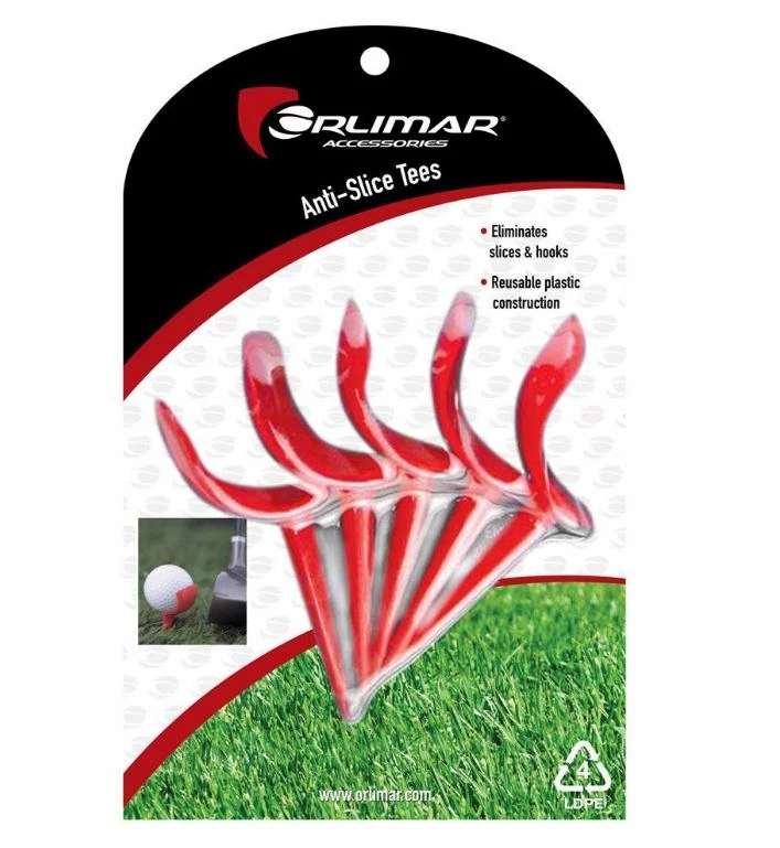 CaddiesShack Orlimar Anti-Slice Tee Pack (5 Pack) 1 CaddiesShack Orlimar Anti-Slice Tee Pack (5 Pack)