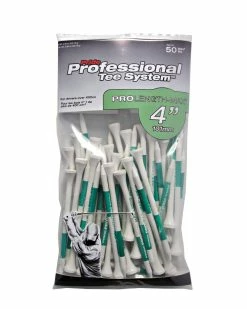 J And M Pride Professional Tee System ProLength Golf Tees -GolfMate Shop PTS ProLength Green 50