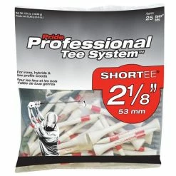 J And M Pride Professional Tee System ProLength Golf Tees -GolfMate Shop PTS ProLength Red 25