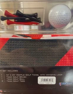 WinCraft NFL Waffle Golf Gift Set -GolfMate Shop PackagingHERO1