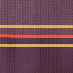 Sun Mountain Sonnenalp Mid-Stripe Golf Towel -GolfMate Shop Sonnenalp TOWELPORTBRICKGOLDcopy