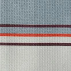 Sun Mountain Sonnenalp Mid-Stripe Golf Towel -GolfMate Shop Sonnenalp TOWELWHITECADETBRICKcopy