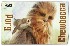Hornung's Star Wars Fan Towels 16" X 25" 15 Hornung's Star Wars Fan Towels 16" X 25" -GolfMate Shop Star Wars Chewbacca and Porg Towel