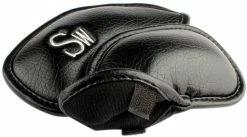 HNM Golf Volf Golf Black Synthetic Leather Iron Covers Set -GolfMate Shop VolfGolfHeadcover BlackLeatherIrons3