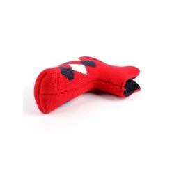 HNM Golf Volf Golf Classic Knit Putter Cover - Red -GolfMate Shop VolfGolfHeadcovers RedKnitPutter4