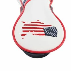 HNM Golf Volf Golf Red White Blue Leather USA Headcovers -GolfMate Shop VolfGolfHeadcovers USADriver3