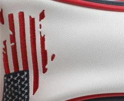HNM Golf Volf Golf Red White Blue Leather USA Headcovers -GolfMate Shop VolfGolfHeadcovers USADriver4