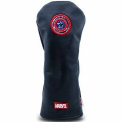 Volvik Marvel Leather Driver Headcovers -GolfMate Shop Volvik MarvelCaptAmericaLeatherHeadcover0
