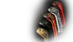Hireko Snake 460cc Driver Headcover -GolfMate Shop description 2 SNAKES