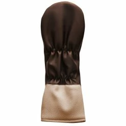 Hireko Sahara Retro Vintage #3 Fairway Wood Headcovers -GolfMate Shop driver hc backview chocolate tan 12412c43 3df1 4503 883c f66b34db3850
