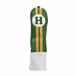 Hireko Sahara Retro Vintage Hybrid Headcovers -GolfMate Shop green yellow hc hybrid