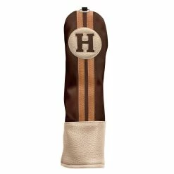Hireko Sahara Retro Vintage Hybrid Headcovers -GolfMate Shop hy hc chocolate mocha