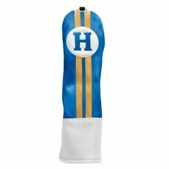 Hireko Sahara Retro Vintage Hybrid Headcovers -GolfMate Shop hy hc royal yellow