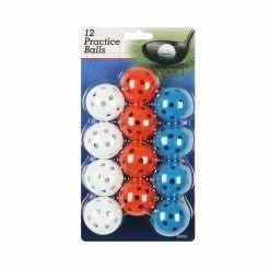 Hireko Intech Golf Practice Balls With Holes (12 Pack) -GolfMate Shop i99020
