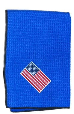 Joseph Elliott USA Embroidered Flag 18" X 18" Micro Fiber Towels 29 Joseph Elliott USA Embroidered Flag 18" X 18" Micro Fiber Towels -GolfMate Shop je10