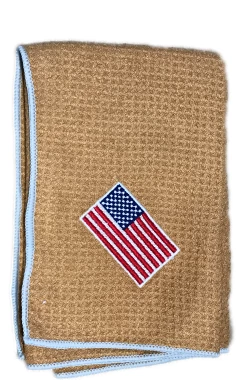 Joseph Elliott USA Embroidered Flag 18" X 18" Micro Fiber Towels 31 Joseph Elliott USA Embroidered Flag 18" X 18" Micro Fiber Towels -GolfMate Shop je12