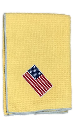 Joseph Elliott USA Embroidered Flag 18" X 18" Micro Fiber Towels 23 Joseph Elliott USA Embroidered Flag 18" X 18" Micro Fiber Towels -GolfMate Shop je4