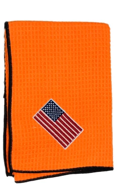 Joseph Elliott USA Embroidered Flag 18" X 18" Micro Fiber Towels 24 Joseph Elliott USA Embroidered Flag 18" X 18" Micro Fiber Towels -GolfMate Shop je5