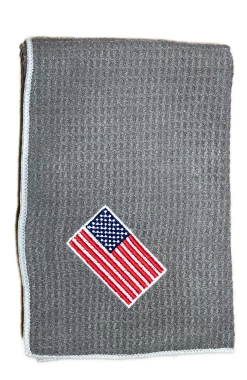 Joseph Elliott USA Embroidered Flag 18" X 18" Micro Fiber Towels 28 Joseph Elliott USA Embroidered Flag 18" X 18" Micro Fiber Towels -GolfMate Shop je9